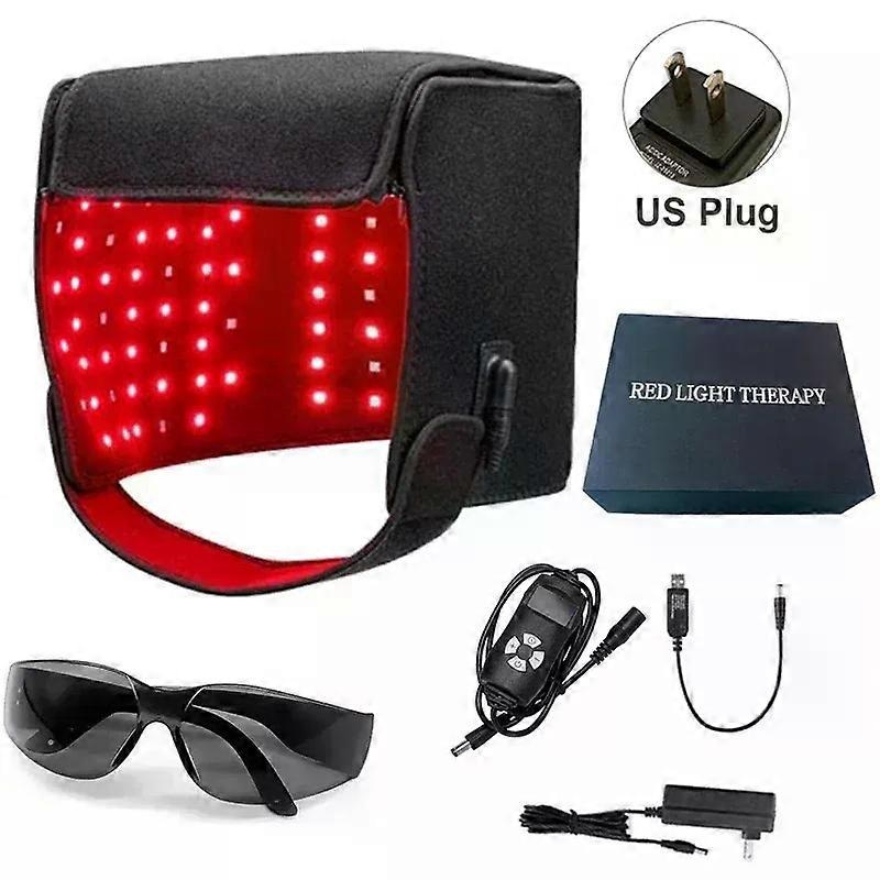 Red Light Hats for Hair Regrowth Infrared light Cap Thinning Anti Hair Loss Anxiety Stress Reduce Migraine Scalp Relax Massager