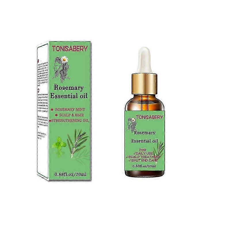 Rosemary Oil for Hair Growth, Organic Hair Thickening Rosemary Essential Oil, Scalp & Hair Strengthening Oil, Nourishing Treatment for Fuller Hair