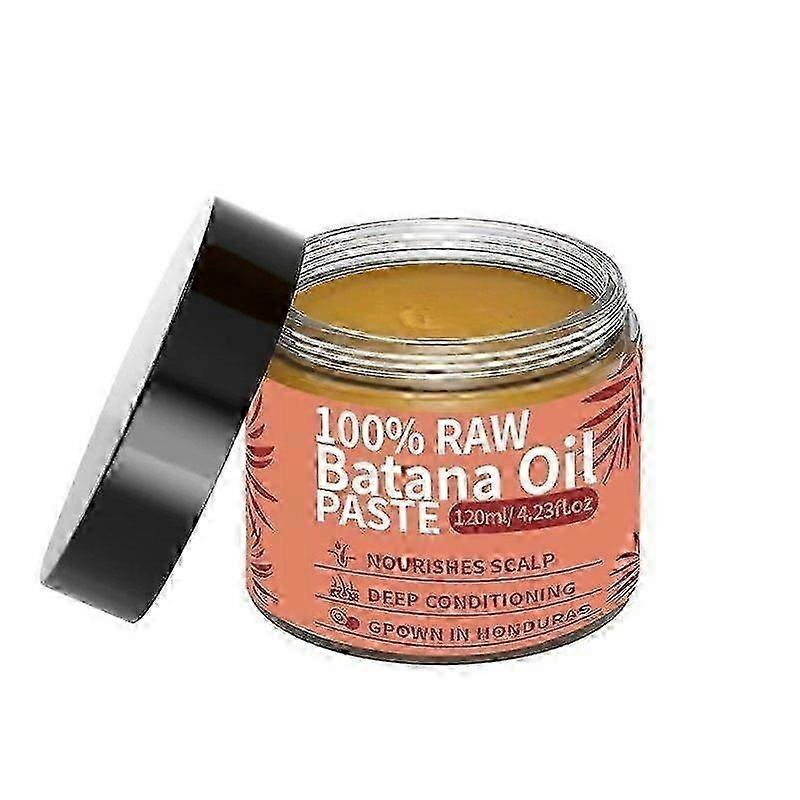 suitable for hair growth, 100% pure unrefined organic batana oil from honduras, nourishes scalp prevents dryness for thick strong natural hair