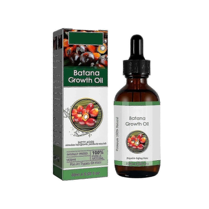 2-Pack Batana Hair Growth Oil – Nourishing Formula for Healthy Hair and Skin in Men and Women