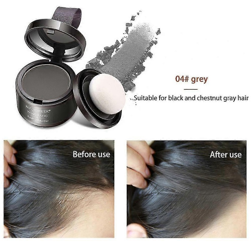 Maycheer Hairline Powder 4g Hairline Shadow Powder Makeup Hair Concealer Natural Cover Unisex Tw