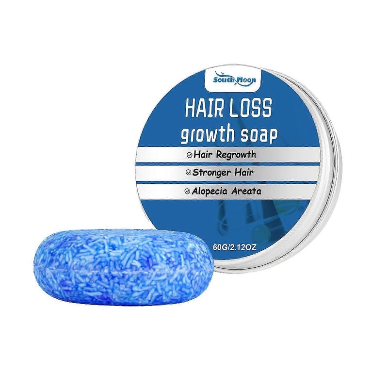 South Moon Ginger Shampoo Soap Softens and Cleanses Hair, Moisturizing and Nourishing Hair Tail, Refreshing Scalp Care Soap