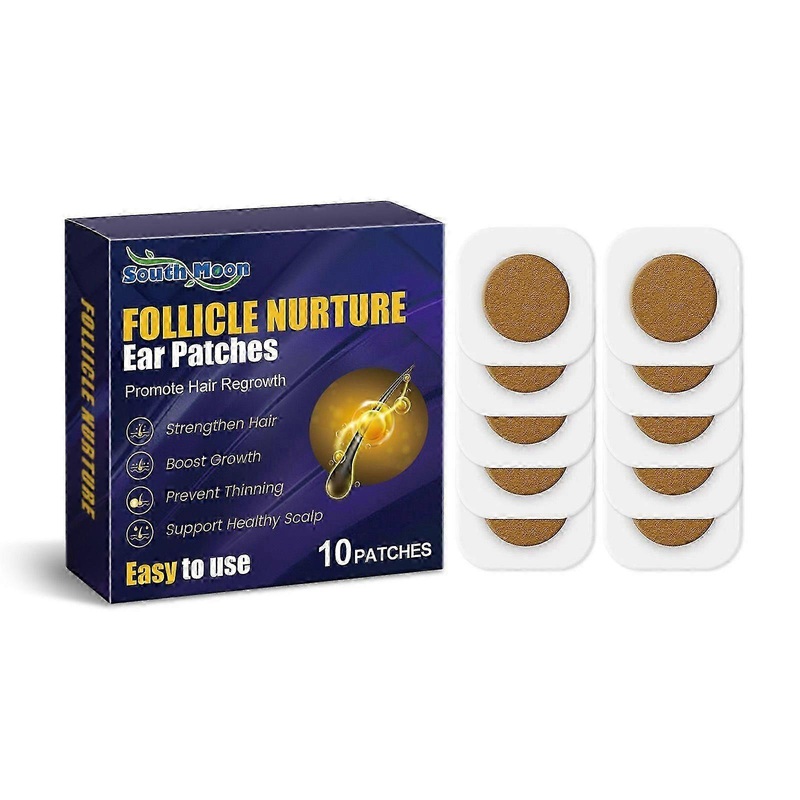 South Moon hair follicle care ear patch, herbal gentle nourishing scalp, care for hair, nutrition care ear patch