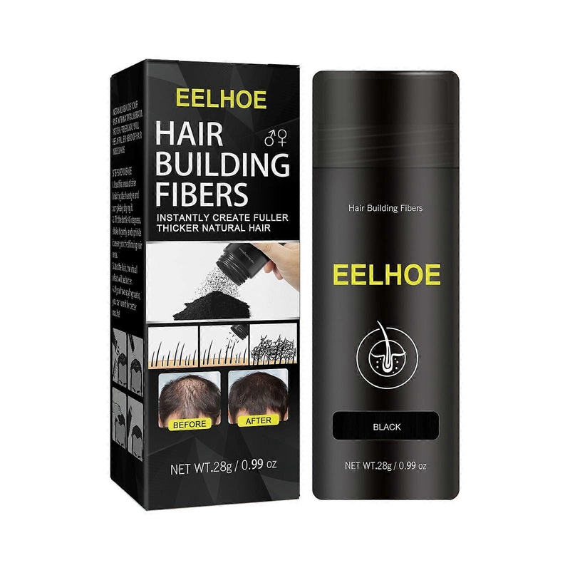 THICK FIBER Hair Building Fibers for Bald Spots & Thinning Hair  Conceals Hair Loss in Seconds, Hair Fibers for Men & Women