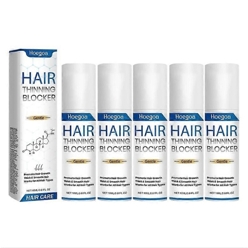 1-5x Hair Growth DHT Blocker Spray – Prevent Hair Loss, Strengthen and Volumize Hair for Men & Women, Suitable for All Hair Types