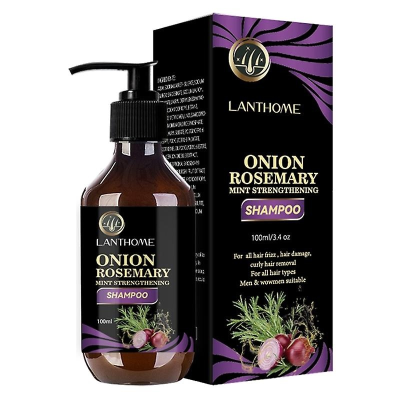100ml Onion Shampoo Hair Growth Shampoo Rosemary Onion Shampoo Daily Shampoo