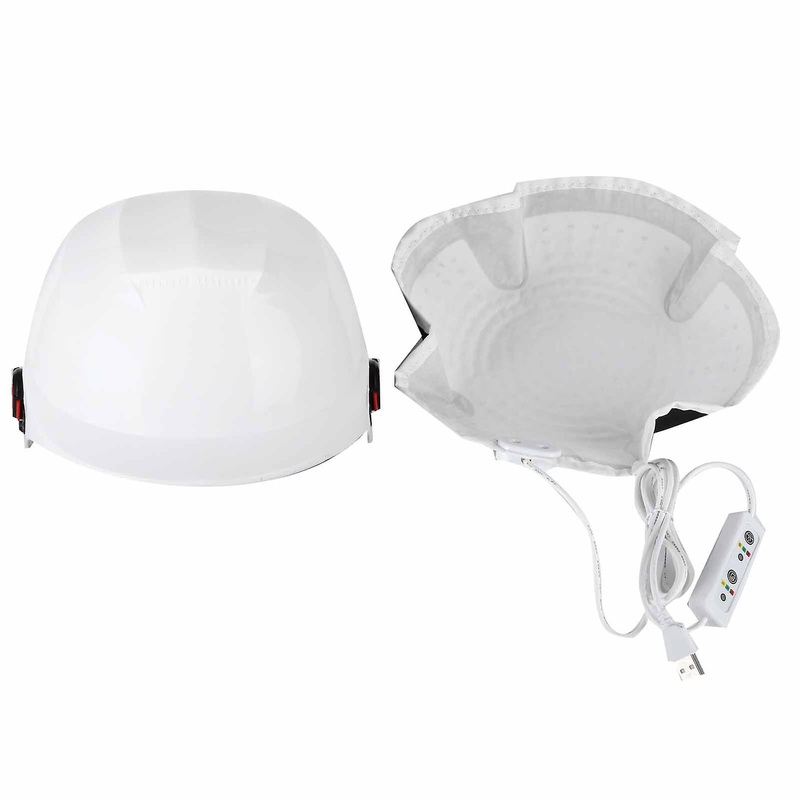 108 Beads Hair Growth Helmet Light Therapy Regrowth Hat Oil Control Hair Loss Treatment Device