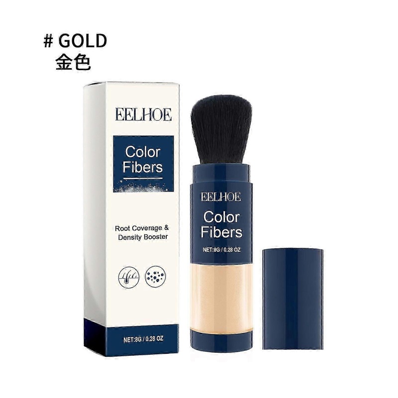 EELHOE Thick Hair Fiber Powder Hair Fluffy Color Filling Hairline Refreshing Oil Control Shadow Powder