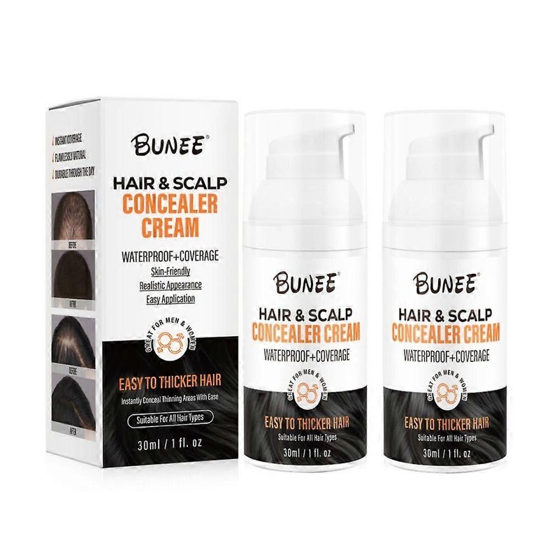 Hair Concealer Cream, Waterproof & Sweatproof Hair Concealer for Men, Root Coverage Fuller Cream, Hair & Scalp Concealer Cream, 30ml