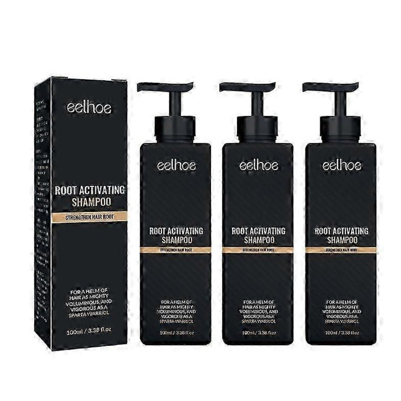 1/2/3PCS SPARTAN Root Activator ShampooAntiSparse Nourishing Scalp Shampoo Hair Care 100ml