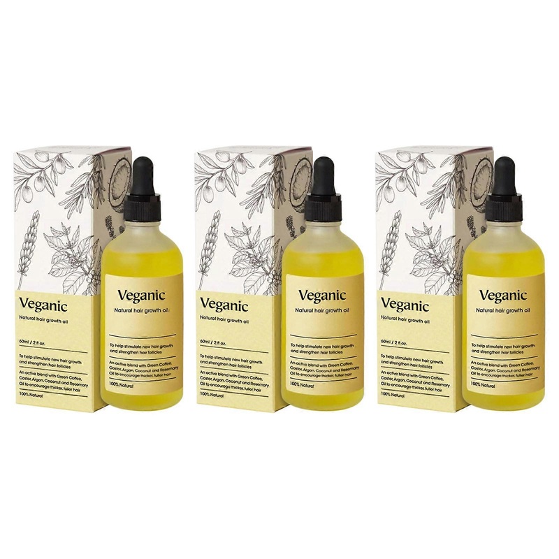 1-3pcs Veganic Rosemary Oil For Hair Growth Thickness Women Anti Loss & Anti-frizz Deep Nourishing Hair Care Oil for All Hair Types