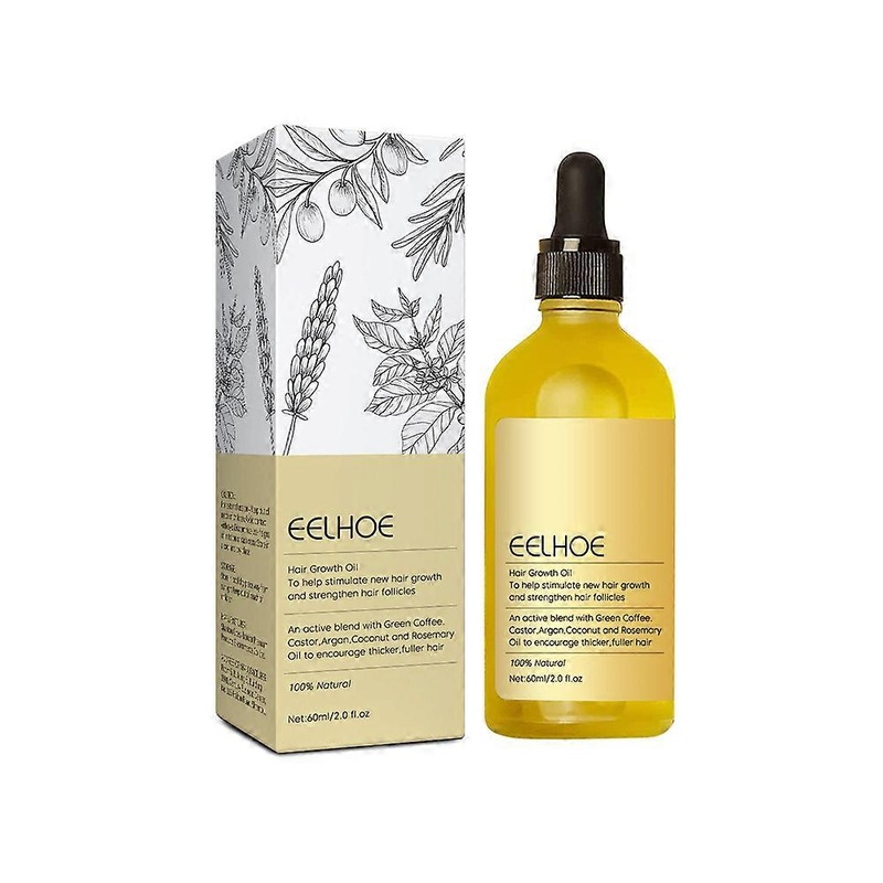 1-3X 60ml Natural Hair Growth Oil, Veganic Natural Hair Growth Oil Anti Hair Loss Treatments Nourishing Scalp