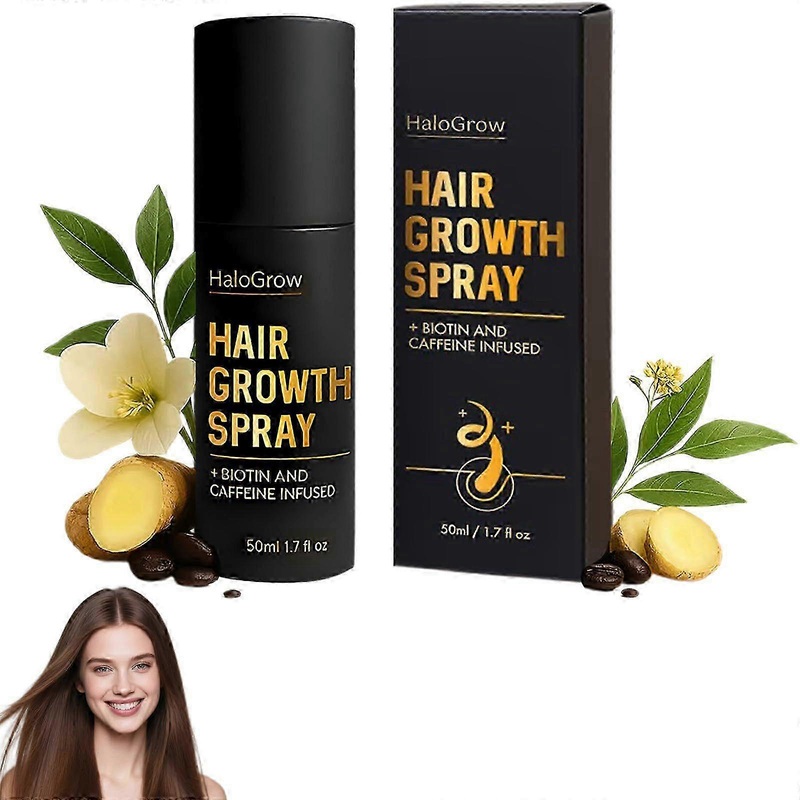 1-3X Hair Growth, Hair Growth Spray, Promotes Thicker, Fuller Hair For Women & Men All Hair Types, Hair Thickening Sprays With Natural Ingredients