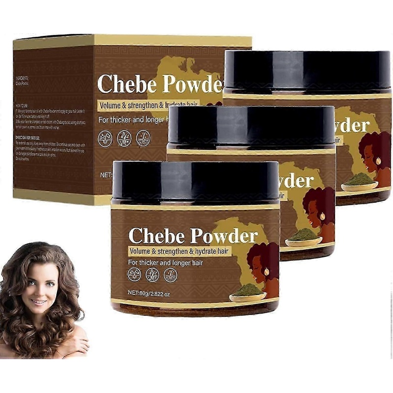 Chebe Powder, Chebe Powder For Hair Growth, Chebe Hair Powder For Hair Thicker and Longer Hair, For All Hair Types