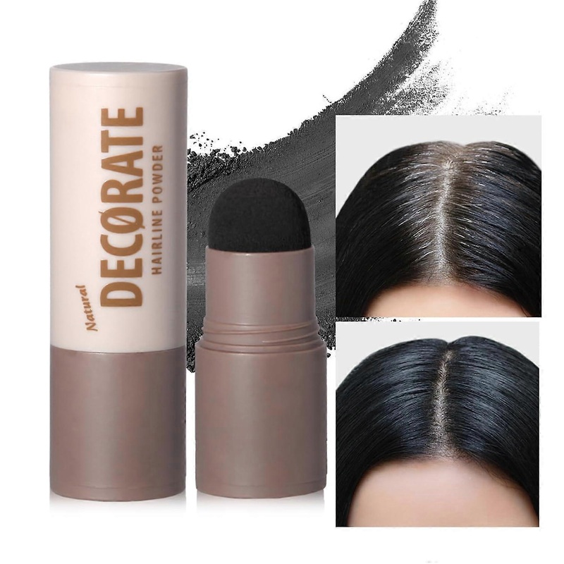 Hair Powder Stick, Hairline Powder Stick, Root Touch Up for Thinning Hair, Grey Hair Shadow Cover Up, Instantly Root Concealer for Natural Voluminous