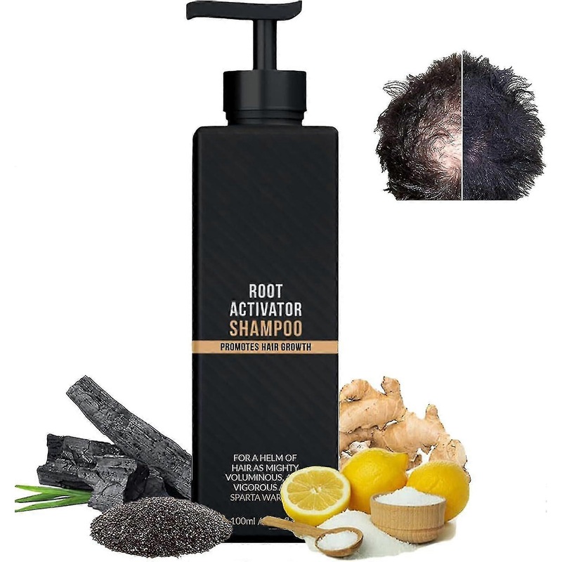 Root Activator Shampoo, Mane Root Activator Shampoo, Shampoo Root Activator Promotes Hair Growth For Men Hair Thickening Shampoo – Pjun