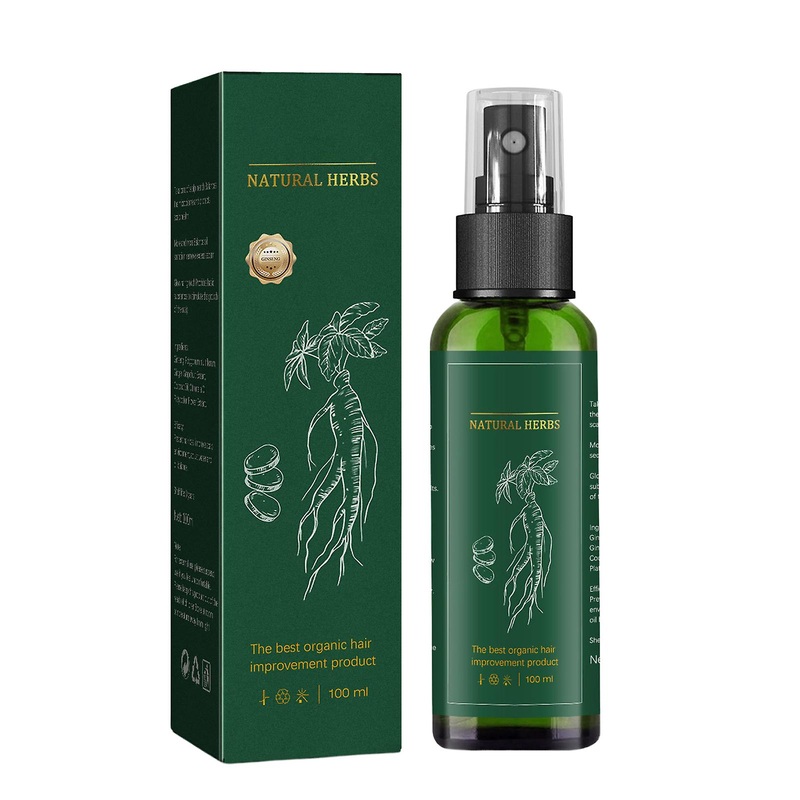 100ML Ginseng Hair Growth Serum Anti Hair Loss Nourishing Liquid Smoothing Moisturizing Hair Solution