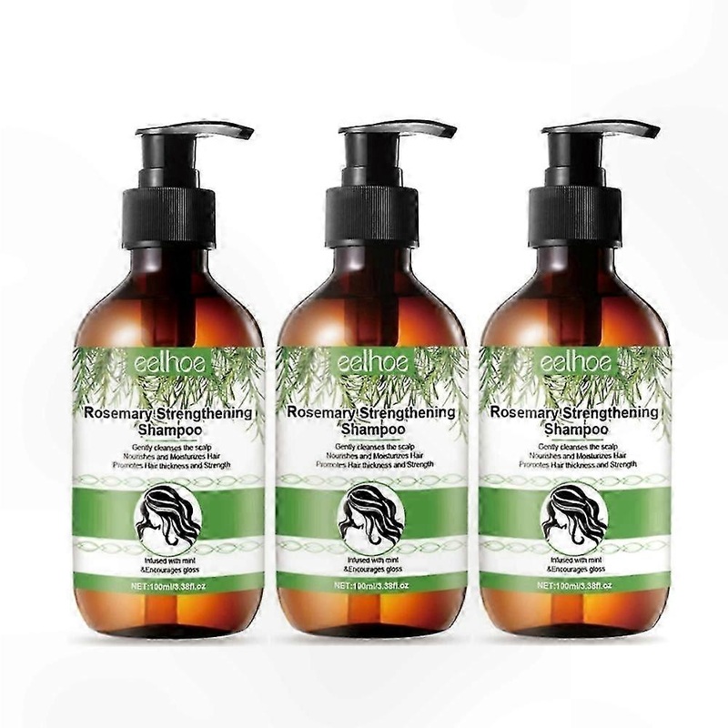 3-Piece Herbal Shampoo Collection for Scalp Relief, Dandruff Management, Hair Strengthening, Frizz Control, and Hair Loss Prevention