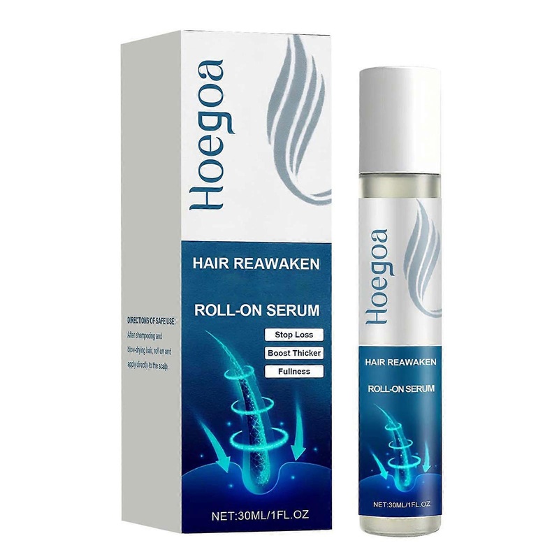 Hair Growth Serum Roller for Thinning Hair Women Stimulates Regrowth Non-Greasy Fast Absorbing