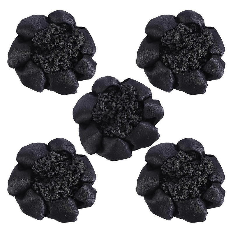 Hair Net For Round Hair Satin Lace Hair Net For Dancers Hair Net For Bank Staff And Nurses 5pc-Good