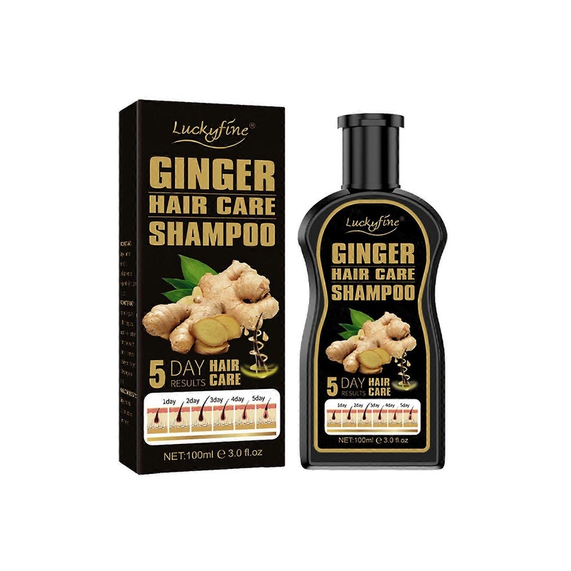 Hair Products Ginger Shampoo Repair Split Dry Hair, Sparse and Thick Hair, Strong Hair 100Ml