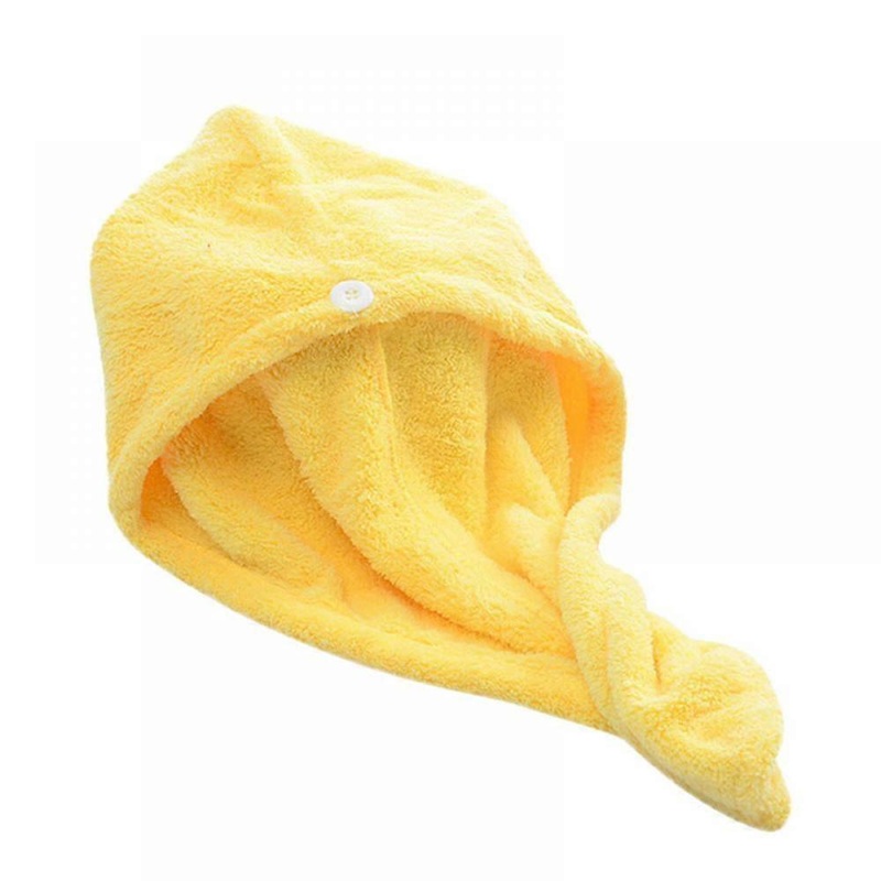 Hair Towel Wrap Drying Bath Shower Head Towel Quick Magic Dry Coral Fleece Bath Hair Drying Towel, for Women