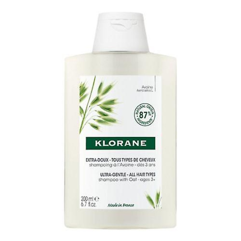 Klorane Ultra-Gentle – All Hair Types Shampoo with Oat Milk 200ml