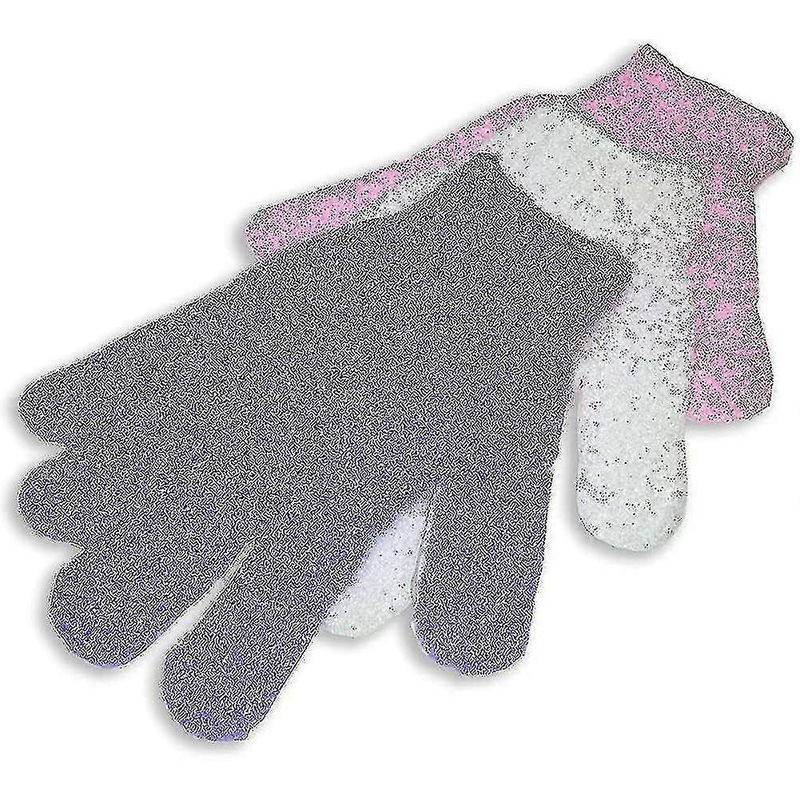 Peeling Glove Set (3 Pairs) – Peeling Glove For Face Peeling And Body Peeling