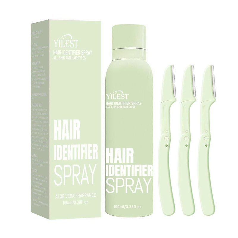 100ml Hair Identification Spray Set Facial Cleansing Softening Hair Spray Aloe Vera Scent 1