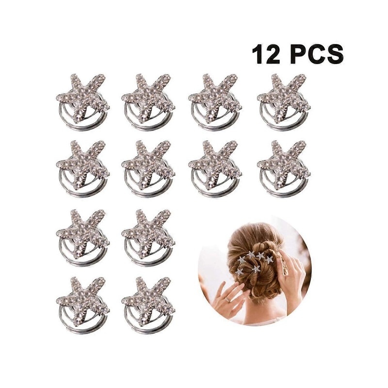 12Pcs Spiral Hair Pins Swirl Hair Twists Coils Hair Clip Accessories For Wedding, Bridal-Little Starfish