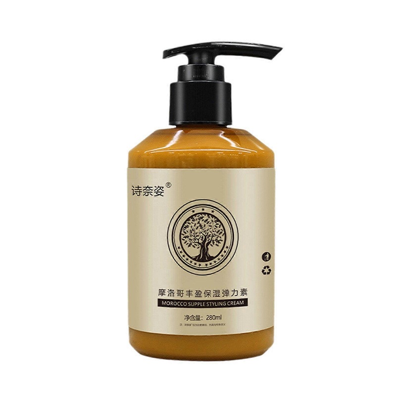 260ML Moroccan Elastic Moisturizing Gel: Hair Care Curly Volume Volumizing Spring Gel.