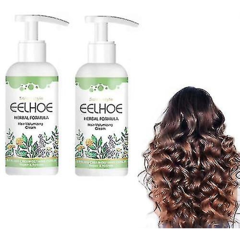 2pcs Bouncie’lock Hair-volumizing Cream, Curly Hair Smoothing Volumizing Cream