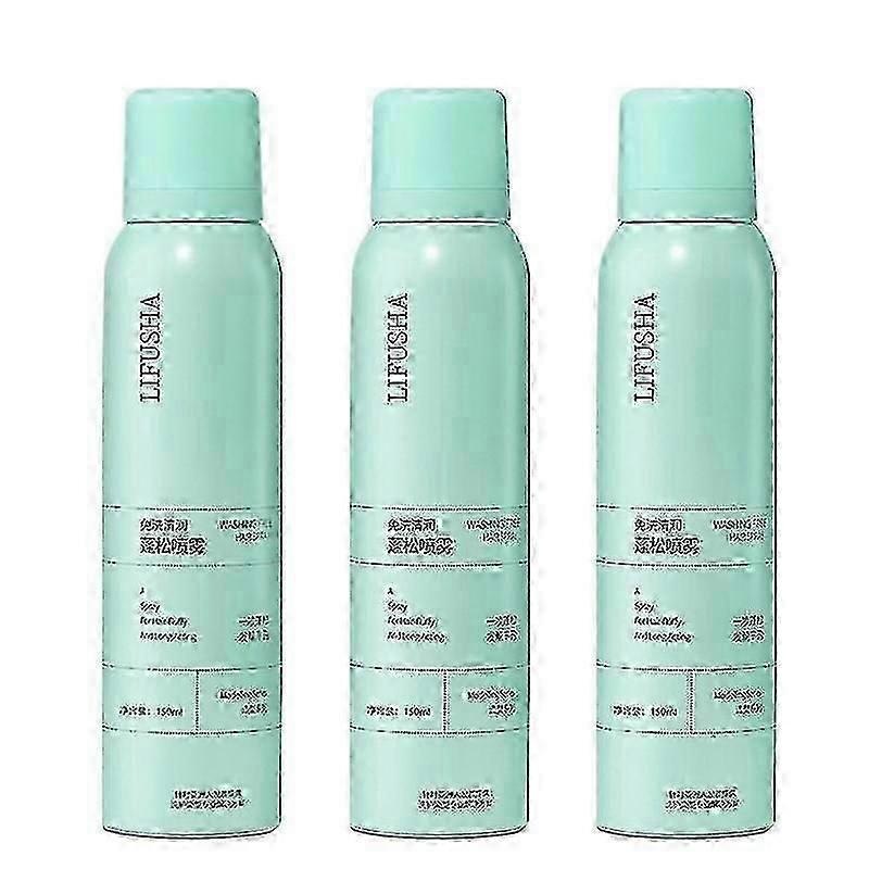 3-Piece Dry Shampoo Powder Spray Set for Quick Hair Refresh and Volume Boost