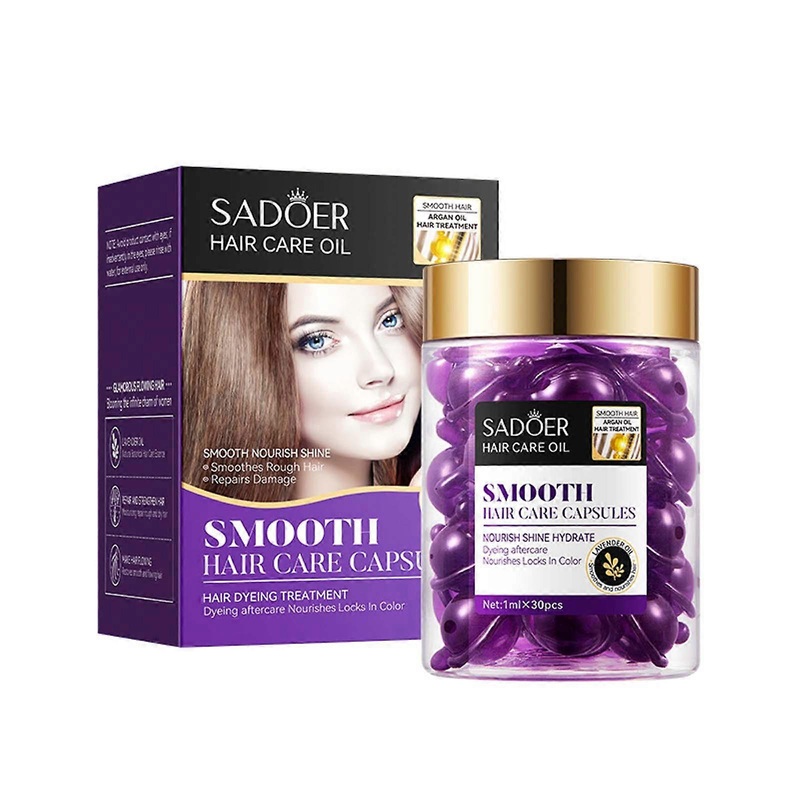 30 Hair Care Capsules: Frizz-Reducing, Hair Oil Capsules.