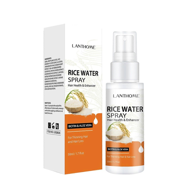 50ml rice water hair care spray: rice water spray, hair care.