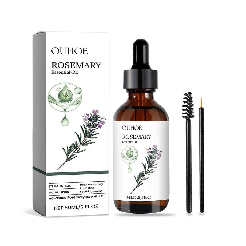 60ml Rosemary Oil: Nourishes the scalp and strengthens hair.