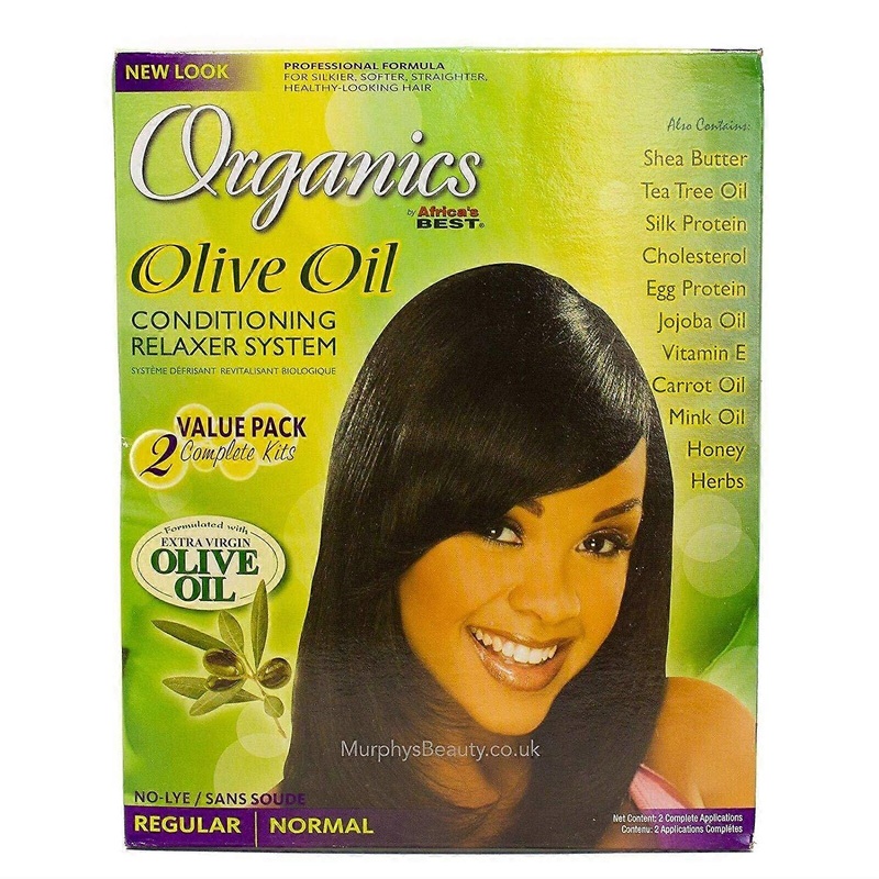 Africa’s Best Organics Olive Oil Relaxer Value Kit Regular