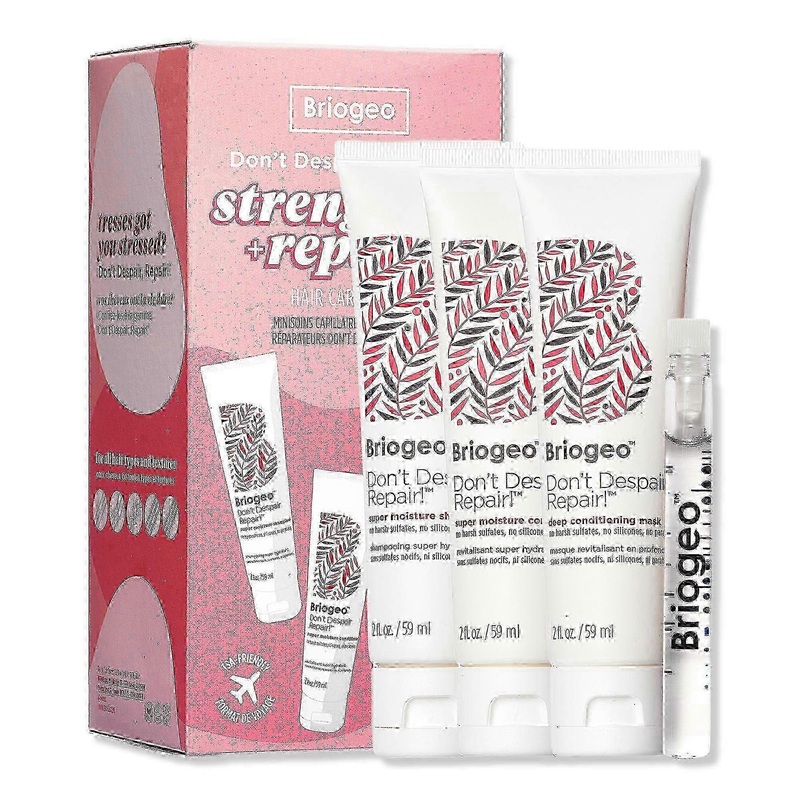 Briogeo Don’t Despair, Repair! Strengthening Travel Kit For Dry + Damaged Hair