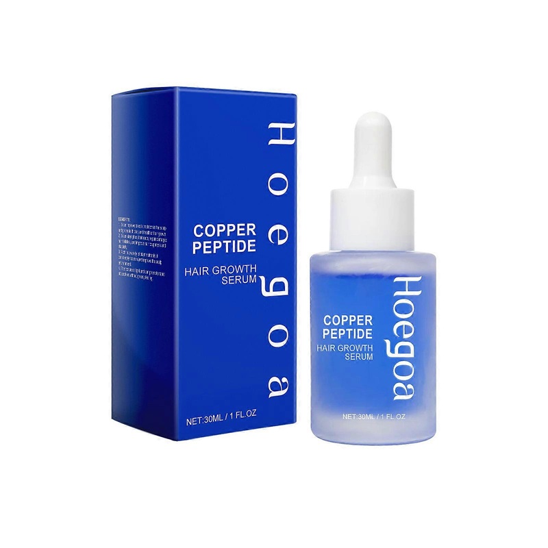 Copper peptide hair essence nourishes the scalp, cares for the hair roots, repairs the hair, makes it fluffy and strong 30ml
