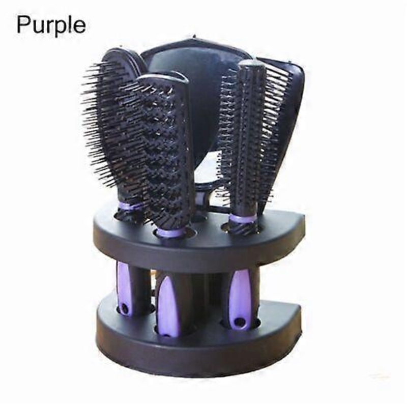 Massage Comb Hair Brush Set Mirror Stand Holder Hair Brush Comb Mirror Kits