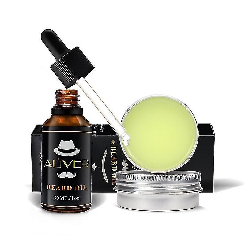 Muzxr- Hair Care Kits New Beard Balm Natural Oil Conditioner Beard Care Mustache Wax Men Helps In Hzp