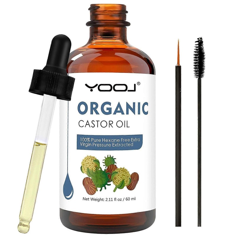 Natural Cold Castorhair Fixing Oil Moisturizes The  Eyelashes Eyebrows And Nails Providing Multi Effect Care 60ml