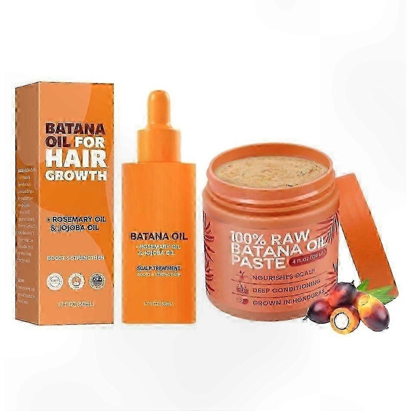 Natural Hair Growth Kit with Organic Oil and Mask for Strong, Thick Hair, Pure Formula Inspired by Traditional Honduran Recipes