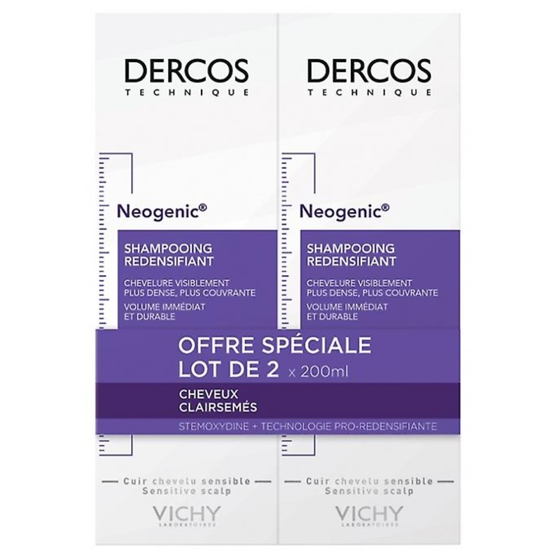 Vichy Dercos Neogenic Redensifying Shampoo 2 x 200ml