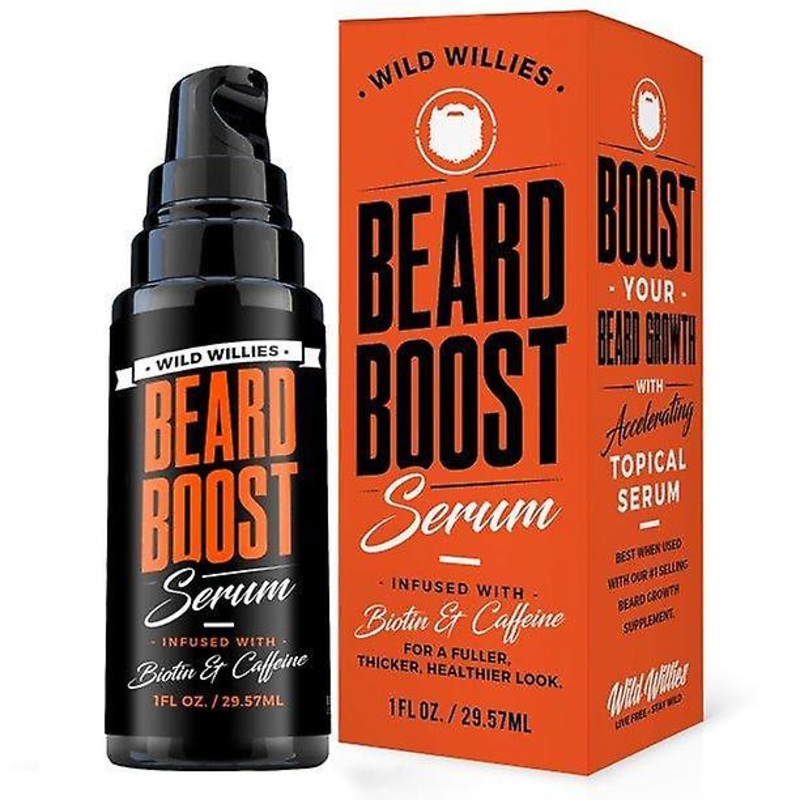 Wild Willies Beard Growth Serum With Biotin & Caffeine, 1 Oz