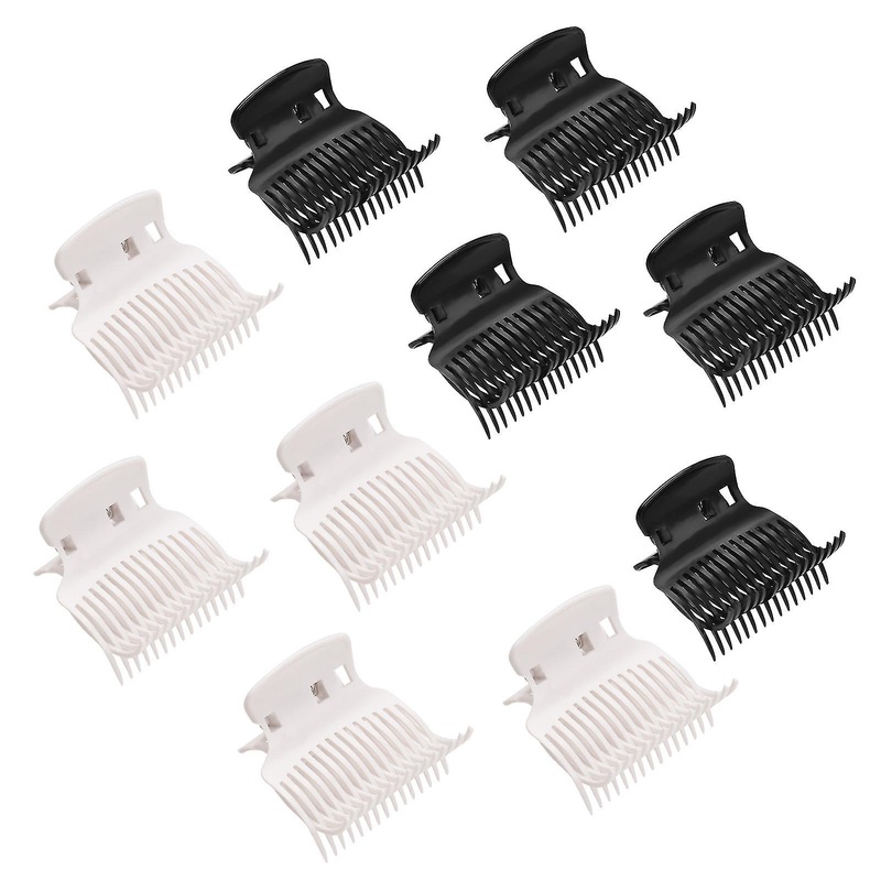 10 Pack Roller Clips Hair Curler Clips Replacement Hot Roller Claw Clips Heat-resistant For Women Girls Hair Sectioning Styling