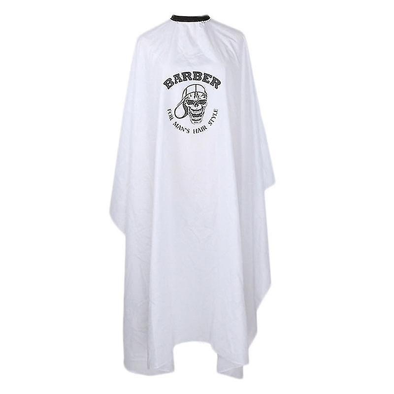 1pc White Hairdressing Cape Hair Cutting Apron Cloak Hair Treatments Gown For Adults Barber Shop Home