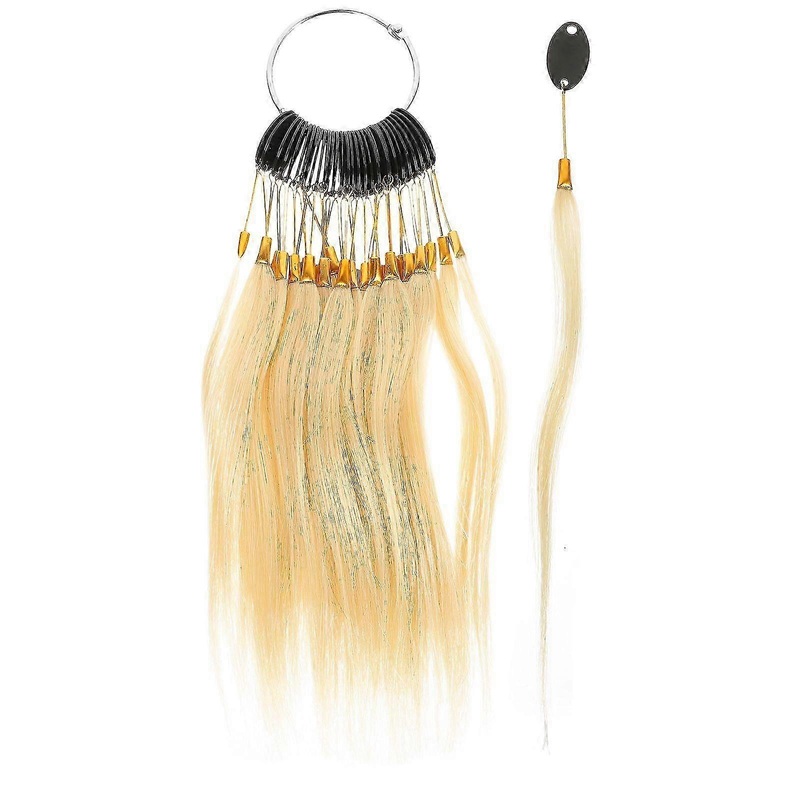 30pcs Hair Color Rings Samples for Testing – Real Human Hair Color Charts