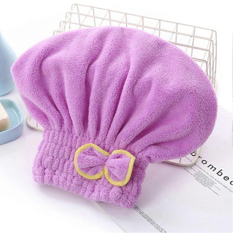 6 Colors Microfiber Solid Quickly Dry Hair Hat Hair Turban Women Head Wrap Hat