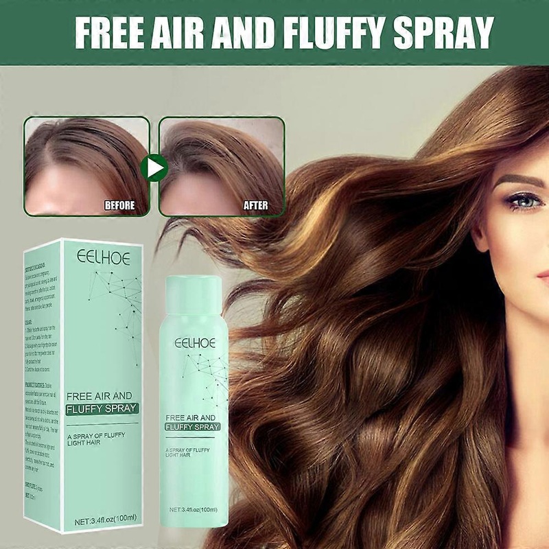Hair Volumizing Spray No-wash Hair Fluffy Spray Non-Sticky Hair Thickener